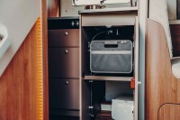 Kitchen pullout motorhome