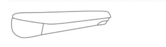 Protective covers, Captain Chair graphite (for BASIS-SMART armrest)