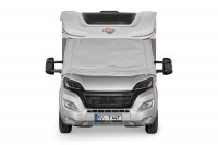 Exterior insulated screen cover for semi-integrated models, camper vans and vans